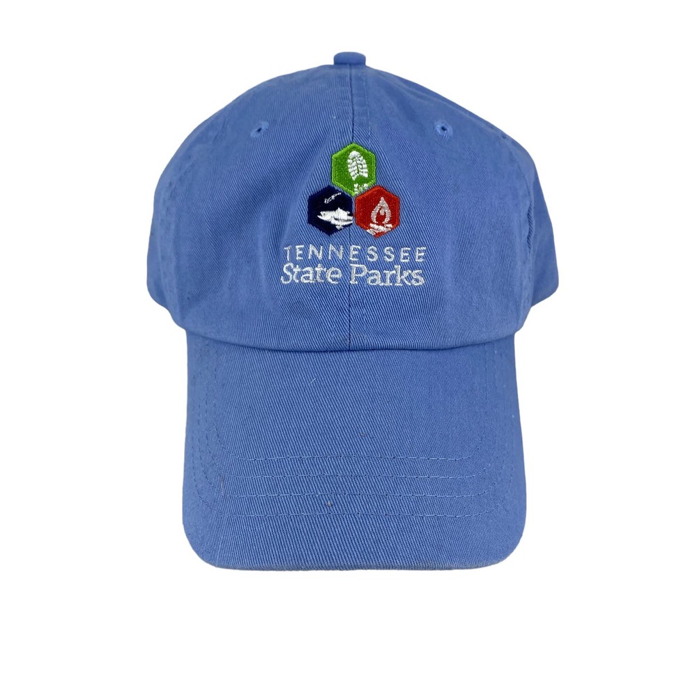 TENNESSEE STATE PARKS Baseball Cap Hat Adjustable Blue Embroidered Graphics